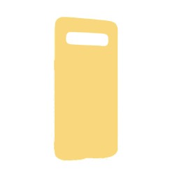 Capa de Silicone para Samsung Galaxy S10 Amarelo